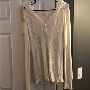 Sparkly hooded sweater